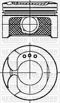 PISTON SEGMAN STD COROLLA 1.4 VVTI 02-06 - YENMAK