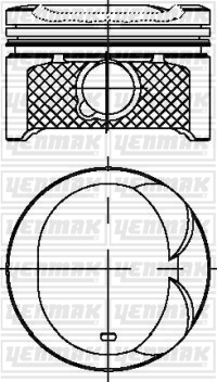 PISTON SEGMAN STD COROLLA 1.6 VVTI 02-06 - YENMAK