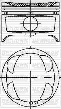 PISTON SEGMAN STD COROLLA 1.6 INJ 4AFE 92-99 - YENMAK