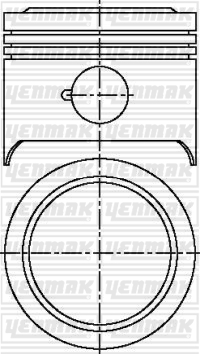 KOMPLE PİSTON SEGMAN PEUGEOT 76 CAP STD - YENMAK